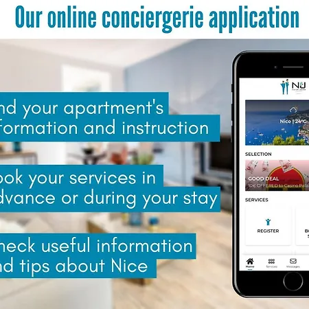 Nestor&jeeves - Palais Mediterranee Terrasse - - Very Close Sea