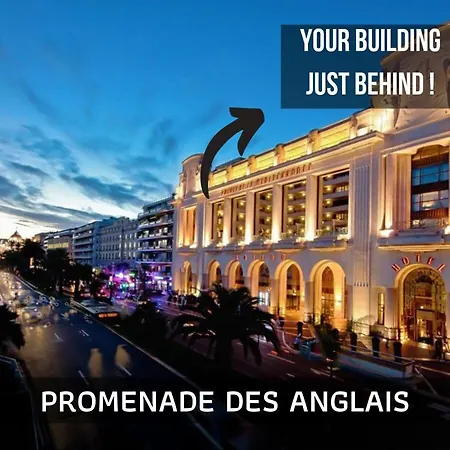 Апартаменты Nestor&jeeves - Palais Mediterranee Terrasse - - Very Close Sea *